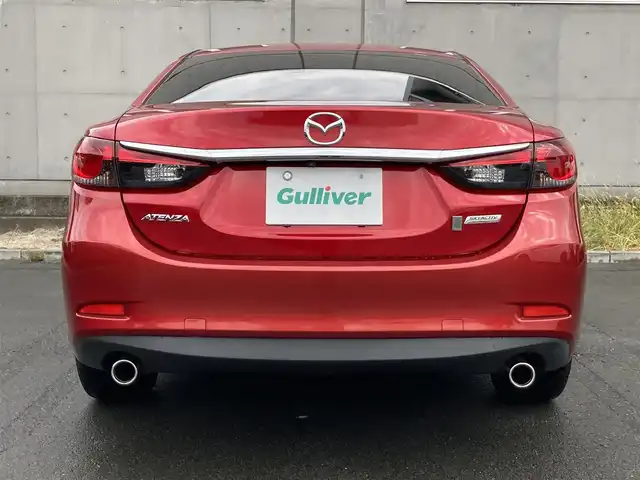 マツダ アテンザ セダン XD Lパッケージ 静岡県 2014(平26)年 5.2万km ソウルレッドプレミアムメタリック スマートシティブレーキサポート/純正SDナビ(C9M4)/　AM FM CD DVD Bluetooth SD/フルセグTV/ETC/バックモニター/レーダークルーズコントロール/パワーシート(前席)/シートヒーター(前席)/HIDオートヘッドランプ/純正19インチアルミホイール/パーキングアシスト/パドルシフト/ディーゼルターボ/BOSEプレミアムサウンド/ブラックレザーシート