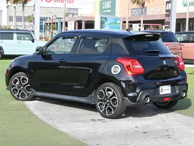 スズキ スイフト スポーツ 千葉県 2019(平31)年 4.4万km スーパーブラックパール スズキセーフティサポート/レーダークルーズコントロール/純正メモリーナビ/地デジTV/【CD再生機能】/全方位モニター/ドライブレコーダー（DRV-MR740）/革巻きステアリング/ステアリングスイッチ/パドルシフト/ETC/LEDヘッドライト/フォグライト/ウインカーミラー/純正17インチアルミホイル/サイド/カーテンエアバッグ/携帯リモコン