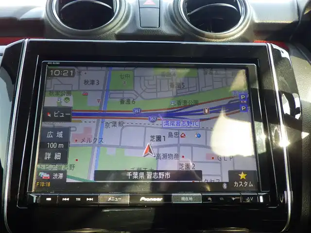 スズキ スイフト スポーツ 千葉県 2019(平31)年 4.4万km スーパーブラックパール スズキセーフティサポート/レーダークルーズコントロール/純正メモリーナビ/地デジTV/【CD再生機能】/全方位モニター/ドライブレコーダー（DRV-MR740）/革巻きステアリング/ステアリングスイッチ/パドルシフト/ETC/LEDヘッドライト/フォグライト/ウインカーミラー/純正17インチアルミホイル/サイド/カーテンエアバッグ/携帯リモコン