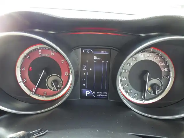 スズキ スイフト スポーツ 千葉県 2019(平31)年 4.4万km スーパーブラックパール スズキセーフティサポート/レーダークルーズコントロール/純正メモリーナビ/地デジTV/【CD再生機能】/全方位モニター/ドライブレコーダー（DRV-MR740）/革巻きステアリング/ステアリングスイッチ/パドルシフト/ETC/LEDヘッドライト/フォグライト/ウインカーミラー/純正17インチアルミホイル/サイド/カーテンエアバッグ/携帯リモコン