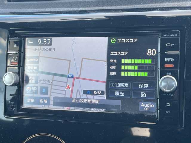 日産 デイズ HWS X Vセレ +SeftyⅡ 道央・札幌 2015(平27)年 10.6万km ブラック ４WD/純正ディーラーOPナビ/CD/DVD/BT/フルセグ/衝突被害軽減ブレーキ/横滑り防止装置/マルチアラウンド/ETC/ドライブレコーダー/アイドリングストップ/D席シートヒーター/プッシュスタート/スマートキー/HIDヘッドライト/フォグランプ/電動格納ミラー/ウィンカーミラー/純正フロアマット/ドアバイザー/純正エンジンスターター