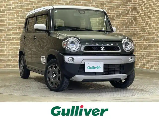 スズキ ハスラー Jスタイル 岩手県 2015(平27)年 7.9万km クールカーキパールメタリック/ホワイト2トーンルーフ ワンオーナー/４WD/レーダーブレーキサポート/ダウンヒルアシスト　/グリップコントロール/横滑り防止装置　/アイドリングストップ/シートヒーター/KENWOODナビ/ワンセグTV/ドライブレコーダー　/ETC/バックカメラ/Bluetooth接続/オートエアコン/オートライト　/HIDヘッドライト/フォグライト/純正１５インチスチールホイール