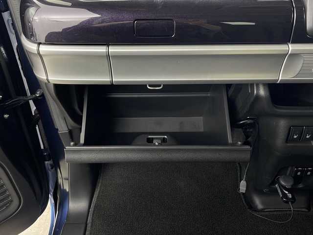 スズキ スペーシア カスタム HYBRID XS ターボ 秋田県 2023(令5)年 3.1万km インディゴブルーメタリック 社外ナビ　KENWOOD 【AM/FM/CD/DVD/BT】　/フルセグＴＶ　/バックカメラ　/USBポート/デュアルカメラブレーキサポート　/ハーフレザーシート　/ＬＥＤヘッドライト　/前方ドライブレコーダー　/スマートキー　/スペアキー有り/純正エンジンスターター /両側パワースライドドア/プッシュスタート　/クルーズコントロール/衝突被害軽減システム/ステアリングリモコン/プッシュスタート /パドルシフト/前席シートヒーター/クリアランスソナー /レーンキープアシスト/横滑り防止装置/PWR/電格ミラー/アイドリングストップ/オートライト/オートエアコン /純正AW/コーナーセンサー /リアサンシェード /革巻きステアリング/ウィンカーミラー /フォグライト /サイドバイザー