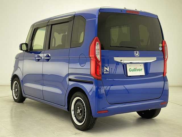 ホンダ Ｎ ＢＯＸ G EX ホンダセンシング 千葉県 2017(平29)年 2.3万km ブリリアントスポーティブルーメタリック2トーン 純正8インチナビ/　CD/DVD/Bluetooth/フルセグTV/Apple car play/ホンダセンシング/レーダークルーズコントロール/レーンキープアシスト/衝突軽減ブレーキ/先行車発進警報/標識認識機能/オートハイビーム/両側パワスラ/スーパースライドシート/LEDライト/前方ドラレコ/ビルトインETC/ロールサンシェード/フロアマット/ドアバイザー/スマートキー/スタートボタン
