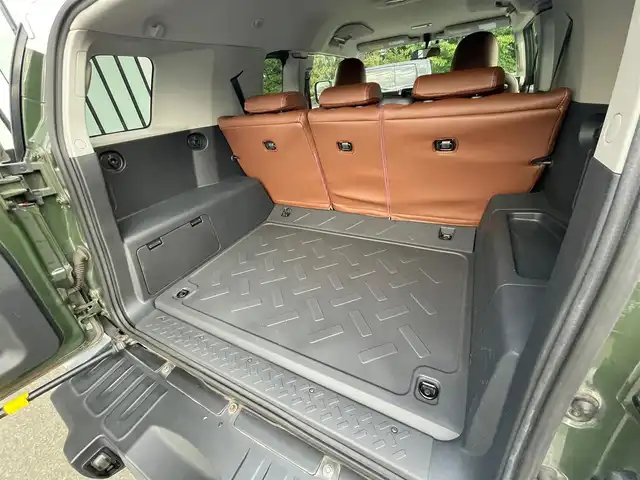 トヨタ ＦＪクルーザー 大阪府 2013(平25)年 7万km 緑 ワンオーナー/４ＷＤ/社外ナビ/   TV/CD/DVD/USB/バックモニター/横滑り防止装置/コーナーセンサー/クルーズコントロール/ステアリングスイッチ/純正17インチアルミホイール/ＥＴＣ