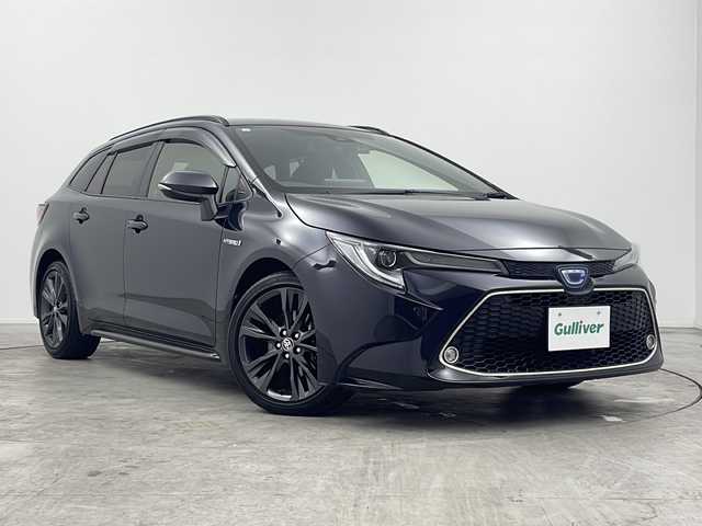トヨタ カローラツーリング ハイブリッド ダブルバイビー 三重県 2020(令2)年 6.2万km スパークリングブラックパールクリスタルシャイン 禁煙車/純正ディスプレイオーディオ/・MiraCast/BT/バックカメラ/ＢＳＭ/ワイヤレス充電/トヨタセーフティセンス/・プリクラッシュセーフティ/・オートマチックハイビーム/・レーダークルーズコントロール/・LDA/LEDヘッドライト/フォグランプ/オートライト/ドアバイザー/スマートキー/プッシュスタート/スペアキー/純正ドライブレコーダー（TZD102）/ビルトインＥＴＣ/純正１７インチアルミホイール/W＋サイド＋カーテンエアバック