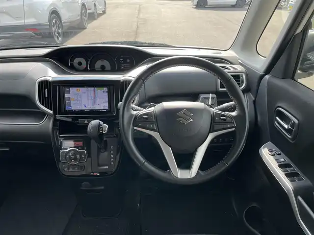 スズキ ソリオ バンディット HV MV 千葉県 2018(平30)年 2.1万km ピュアホワイトP 両側パワースライドドア /衝突軽減/レーンキープアシスト/社外7インチナビ/ワンセグTV/バックカメラ/LEDヘッドライト/ステアリングスイッチ/クルーズコントロール/スマートキー/プッシュスタート/フロアマット/ドアバイザー/純正15インチアルミ
