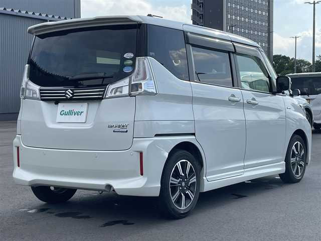 スズキ ソリオ バンディット HV MV 千葉県 2018(平30)年 2.1万km ピュアホワイトP 両側パワースライドドア /衝突軽減/レーンキープアシスト/社外7インチナビ/ワンセグTV/バックカメラ/LEDヘッドライト/ステアリングスイッチ/クルーズコントロール/スマートキー/プッシュスタート/フロアマット/ドアバイザー/純正15インチアルミ