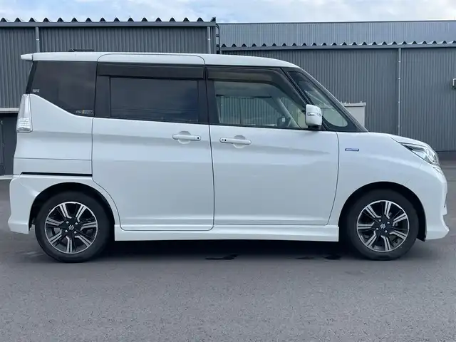 スズキ ソリオ バンディット HV MV 千葉県 2018(平30)年 2.1万km ピュアホワイトP 両側パワースライドドア /衝突軽減/レーンキープアシスト/社外7インチナビ/ワンセグTV/バックカメラ/LEDヘッドライト/ステアリングスイッチ/クルーズコントロール/スマートキー/プッシュスタート/フロアマット/ドアバイザー/純正15インチアルミ