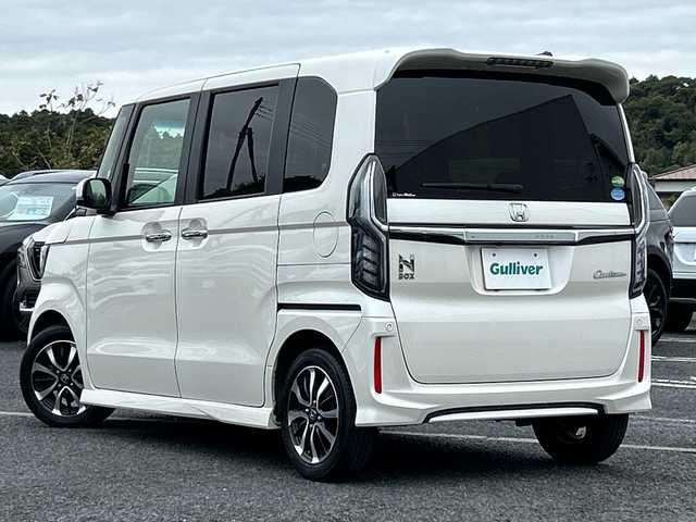 ホンダ Ｎ ＢＯＸ カスタム G L ホンダセンシング 千葉県 2017(平29)年 5.2万km プレミアムホワイトパールⅡ ナビVXM-174csi バックカメラ パワースライドドア クルコン ETC ドラレコ USB BT スマートキー LEDライト オートライト ホンダセンシング バックセンサー 14インチAW