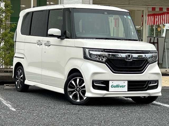 ホンダ Ｎ ＢＯＸ カスタム G L ホンダセンシング 千葉県 2017(平29)年 5.2万km プレミアムホワイトパールⅡ ナビVXM-174csi バックカメラ パワースライドドア クルコン ETC ドラレコ USB BT スマートキー LEDライト オートライト ホンダセンシング バックセンサー 14インチAW
