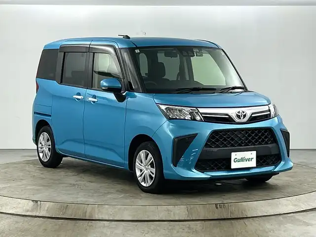 トヨタ ルーミー G 愛知県 2021(令3)年 2.3万km ターコイズブルーマイカメタリック 禁煙車/ワンオーナー/純正7インチナビ/（CD/DVD/Bluetooth/フルセグTV/SD/AM/FM)/全方位カメラ/スマートアシスト/・衝突軽減ブレーキ/・レーンキープアシスト/・オートマチックハイビーム/クリアランスソナー/ETC/前後ドライブレコーダー/両側パワースライドドア/純正フロアマット/横滑り防止装置/アイドリングストップ/スマートキー/プッシュスタート/LEDヘッドライト