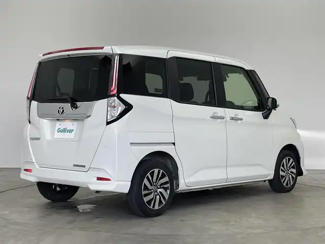 トヨタ ルーミー カスタムG 埼玉県 2022(令4)年 3.7万km パールホワイトⅢ スマートアシスト　純正ディスプレイオーディオ　バックカメラ　ＥＴＣ　レーダークルーズコントロール　両側パワースライドドア　純正アルミホイール　オートライト　スマートキー　ＬＥＤヘッドライト　地デジＴＶ