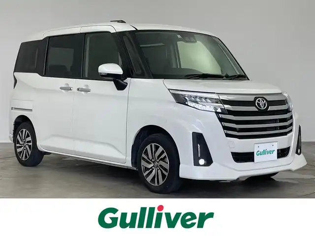 トヨタ ルーミー カスタムG 埼玉県 2022(令4)年 3.7万km パールホワイトⅢ スマートアシスト　純正ディスプレイオーディオ　バックカメラ　ＥＴＣ　レーダークルーズコントロール　両側パワースライドドア　純正アルミホイール　オートライト　スマートキー　ＬＥＤヘッドライト　地デジＴＶ