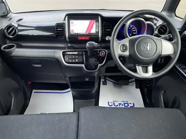 ホンダ Ｎ ＢＯＸ カスタム G SSパッケージ 宮城県 2015(平27)年 7.6万km スマートブラック (株)IDOMが運営する【じしゃロン仙台店】の自社ローン専用車両になりますこちらは現金またはオートローンご利用時の価格です。自社ローンご希望の方は別途その旨お申付け下さい/両側パワスラ/メモリナビ/ワンセグ/CD/DVD/バックカメラ/HIDヘッドライト