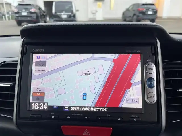 ホンダ Ｎ ＢＯＸ カスタム G SSパッケージ 宮城県 2015(平27)年 7.6万km スマートブラック (株)IDOMが運営する【じしゃロン仙台店】の自社ローン専用車両になりますこちらは現金またはオートローンご利用時の価格です。自社ローンご希望の方は別途その旨お申付け下さい/両側パワスラ/メモリナビ/ワンセグ/CD/DVD/バックカメラ/HIDヘッドライト