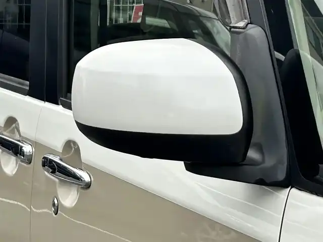 ダイハツ ムーヴ キャンバス G メイクアップ リミテッド　SAⅢ 静岡県 2019(平31)年 3.3万km パールホワイトⅢ/ナチュラルベージュマイカメタリック 2トーン 純正ナビ（BT/フルセグTV/CD/DVD）/バックカメラ/サイド/全方位/両側パワースライドドア/純正フロアマット/スペアキーあり/取説/保証書