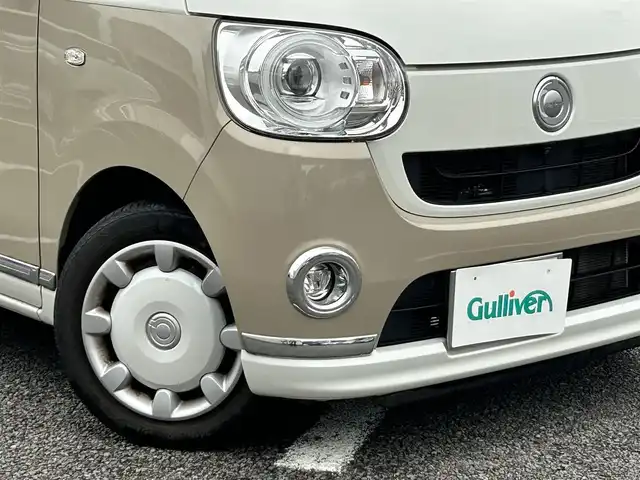 ダイハツ ムーヴ キャンバス G メイクアップ リミテッド　SAⅢ 静岡県 2019(平31)年 3.3万km パールホワイトⅢ/ナチュラルベージュマイカメタリック 2トーン 純正ナビ（BT/フルセグTV/CD/DVD）/バックカメラ/サイド/全方位/両側パワースライドドア/純正フロアマット/スペアキーあり/取説/保証書