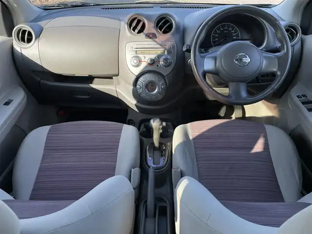 日産 マーチ ボレロ 新潟県 2011(平23)年 10.9万km ピュアブラック 4WD/CD/AUX/スマートキー/プッシュスタート/LEDヘッドライト/社外14インチアルミホイール