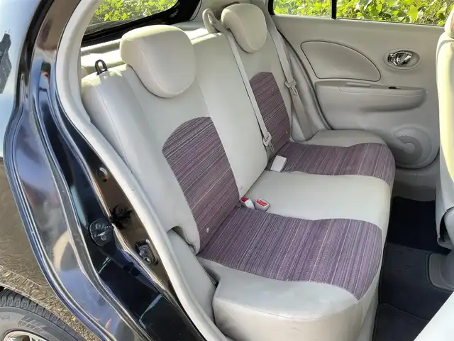 日産 マーチ ボレロ 新潟県 2011(平23)年 10.9万km ピュアブラック 4WD/CD/AUX/スマートキー/プッシュスタート/LEDヘッドライト/社外14インチアルミホイール