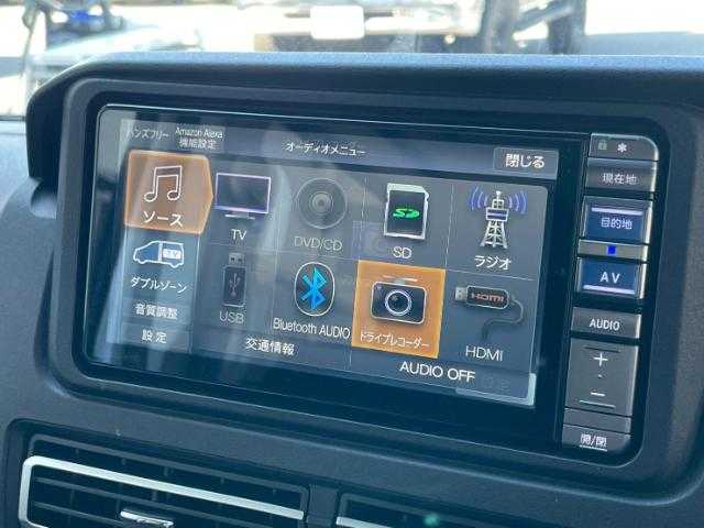 ダイハツ アトレー バン デッキバン 岩手県 2024(令6)年 1万km シャイニングホワイトパール 純正ナビ　Ｂｌｕｅｔｏｏｔｈ／ＣＤ／ＤＶＤ／フルセグＴＶ　/バックカメラ　/レーダークルーズコントロール　/アイドリングストップ　/前方ドラレコ　/４ＷＤ　/両側パワースライドドア　/横滑り防止措置　/ＡＡＣ　/ターボ