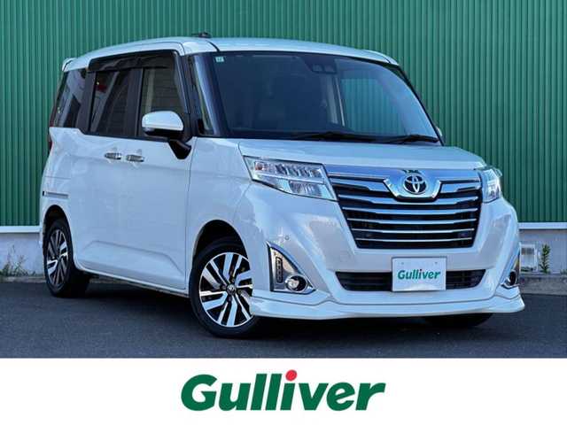 トヨタ ルーミー カスタムG 宮城県 2019(令1)年 5.8万km パールホワイトⅢ コンフォートパッケージ/・シートヒーター（運転席/助手席）/・シートバックテーブル（運転席/助手席）/＝＝＝/モデリスタリアスポイラー/スマートアシスト3/・衝突回避支援ブレーキ機能/・衝突警報機能/・車線逸脱警報機能/・誤発進抑制制御機能/・先行車発進お知らせ機能/・オートハイビーム/・コーナーセンサー/アルパイン9インチナビ（X9Z）/・CD/DVD/・Bluetooth/・フルセグTV/バックカメラ/ビルトインETC/両側パワースライドドア/革巻きステアリング/ステアリングスイッチ/クルーズコントロール/革調シートカバー/LEDヘッドランプ/フォグランプ/オートライト/スマートキー＆プッシュスタート/電動格納ミラー/純正14インチAW/純正ドアバイザー/純正フロアマット/Wエアバッグ
