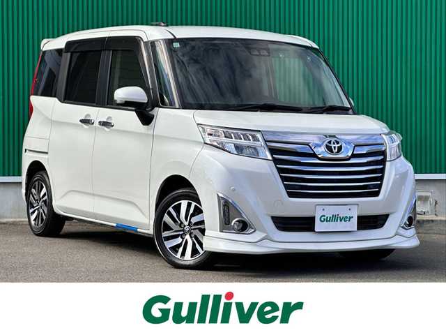 トヨタ ルーミー カスタムG 宮城県 2019(令1)年 5.8万km パールホワイトⅢ コンフォートパッケージ/・シートヒーター（運転席/助手席）/・シートバックテーブル（運転席/助手席）/＝＝＝/モデリスタリアスポイラー/スマートアシスト3/・衝突回避支援ブレーキ機能/・衝突警報機能/・車線逸脱警報機能/・誤発進抑制制御機能/・先行車発進お知らせ機能/・オートハイビーム/・コーナーセンサー/アルパイン9インチナビ（X9Z）/・CD/DVD/・Bluetooth/・フルセグTV/バックカメラ/ビルトインETC/両側パワースライドドア/革巻きステアリング/ステアリングスイッチ/クルーズコントロール/革調シートカバー/LEDヘッドランプ/フォグランプ/オートライト/スマートキー＆プッシュスタート/電動格納ミラー/純正14インチAW/純正ドアバイザー/純正フロアマット/Wエアバッグ