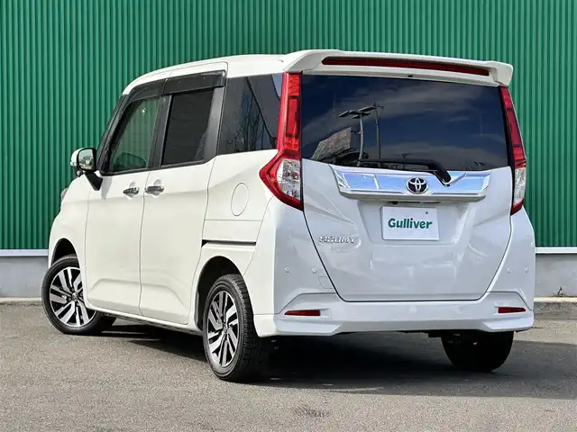 トヨタ ルーミー カスタムG 宮城県 2019(令1)年 5.8万km パールホワイトⅢ コンフォートパッケージ/・シートヒーター（運転席/助手席）/・シートバックテーブル（運転席/助手席）/＝＝＝/モデリスタリアスポイラー/スマートアシスト3/・衝突回避支援ブレーキ機能/・衝突警報機能/・車線逸脱警報機能/・誤発進抑制制御機能/・先行車発進お知らせ機能/・オートハイビーム/・コーナーセンサー/アルパイン9インチナビ（X9Z）/・CD/DVD/・Bluetooth/・フルセグTV/バックカメラ/ビルトインETC/両側パワースライドドア/革巻きステアリング/ステアリングスイッチ/クルーズコントロール/革調シートカバー/LEDヘッドランプ/フォグランプ/オートライト/スマートキー＆プッシュスタート/電動格納ミラー/純正14インチAW/純正ドアバイザー/純正フロアマット/Wエアバッグ