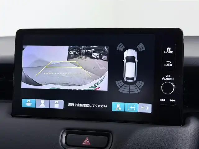 ホンダ ヴェゼル ハイブリッド e:HEV Z 大阪府 2025(令7)年 0.1千km クリスタルブラックパール 登録済未使用　純正ナビ　フルセグＴＶ　衝突軽減Ｂ　レーンアシスト　ＢＳＭ　レーダークルーズＣ　バックカメラ　ＥＴＣ　電動リアゲート　コーナーセンサー　ハンドルヒーター　シートヒーター　ハーフレザー