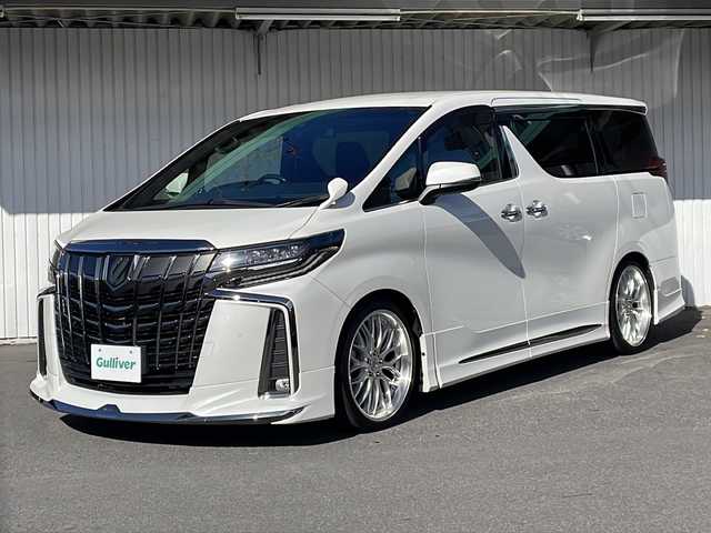 トヨタ アルファード S タイプゴールド 長野県 2020(令2)年 3.4万km ホワイトパールクリスタルシャイン モデリスタエアロ/カロッツェリアナビフルセグＴＶ/バックカメラ/両側パワースライドドア/パワーバックドア/社外足回り（純正サス積込）/社外20インチアルミ/ハーフレザーシート/ブラックレザー調シートカバー/保証書/スペアキー