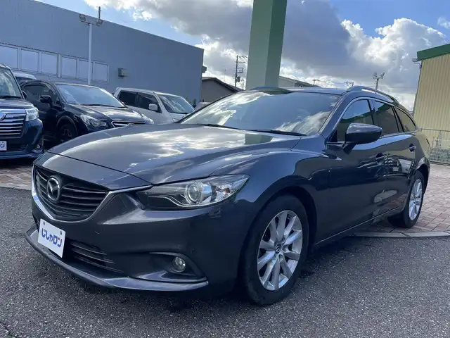 マツダ アテンザ ワゴン XD 新潟県 2013(平25)年 9.9万km メテオグレーマイカ (株)IDOMが運営する【じしゃロン新潟店】の自社ローン専用車両になります。/こちらは現金またはオートローンご利用時の価格です。自社ローンご希望の方は別途その旨お申付け下さい/プッシュスタート/クルーズコントロール/バックカメラ/純正ナビ/ワンセグテレビ(走行時視聴可能)/Bluetooth接続可能/CD、DVD、AM、FM視聴可能/ETC/純正AW/純正フロアマット/キセノンヘッドランプ