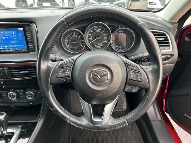 マツダ アテンザ セダン XD Lパッケージ 栃木県 2012(平24)年 4.5万km ソウルレッドプレミアムメタリック 純正SDナビ/・Pioneer CXE5754-J015007/・Bluetooth CD DVD/・TV ワンセグ/・バックカメラ/BOSEスピーカー/追従式クルーズコントロール/レザーシート/シートヒーター/パワーシート/パドルシフト/ETC/純正19インチアルミホイール/HIDヘッドライト/衝突被害軽減システム/レーンキープアシスト