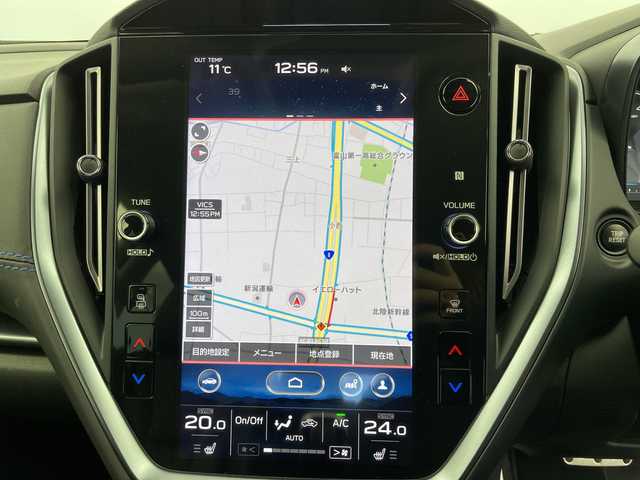 スバル レヴォーグ 1．8GT－H EX 富山県 2021(令3)年 5.9万km クリスタルブラックシリカ ４WD/純正11.6インチナビ/フルセグTV/Bluetooth/バックカメラ/ETC/ドラレコ/LEDオートライト/レザーシート/シートヒーター/パワーシート/レーダークルーズコントロール/パドルシフト/スマートキー/デジタルインナーミラー/コーナーセンサー/パワーバックドア/アイサイト