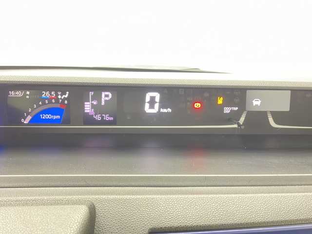 ダイハツ タント カスタム RS 秋田県 2021(令3)年 0.5万km ブラックマイカメタリック 4WD/スマートアシスト　/フローティングナビ　/　　CD/DVD/BT/フルセグTV/バックカメラ　/両側パワースライドドア　/レーダークルーズコントロール　/LEDオートライト　/ハーフレザーシート　/前席シートヒーター/純正15インチアルミホイール　/リアサンシェード/アイドリングストップ/ステアリングスイッチ/スマートキー　/ビルトインETC