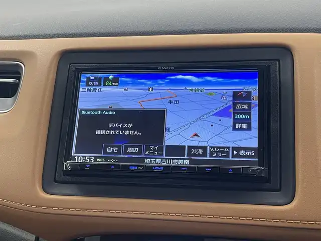 ホンダ ヴェゼル ハイブリッド Z ホンダセンシング 埼玉県 2020(令2)年 4.7万km プラチナホワイトパール 社外メモリーナビ/（ＣＤ・ＤＶＤ・ＢＴ）/フルセグＴＶ/アダプティブクルーズコントロール/衝突軽減ブレーキ/レーンアシスト/横滑り防止装置/タン／黒ハーフレザーシート/前席ートヒーター/前後ドラレコ/スマートキー/ビルトインＥＴＣ/ＬＥＤヘッドライト/ブレーキホールド/純正アルミホイール/純正フロアマット/純正ドアバイザー