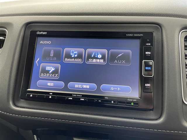 ホンダ ヴェゼル ハイブリッド Z ホンダセンシング 群馬県 2018(平30)年 3.4万km ミッドナイトブルービームM 衝突軽減ブレーキ　純正７インチナビ　バックカメラ　アダプティブクルーズコントロール　レーンキープアシスト　ＬＥＤライト　ハーフレザーシート　シートヒーター　純正１７インチＡＷ　パドルシフト　ＥＴＣ
