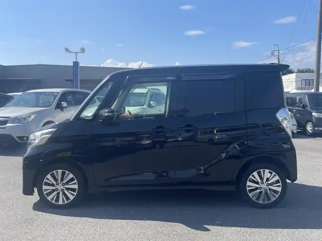 日産 デイズ ルークス ライダー Bライン HWSターボ 群馬県 2015(平27)年 6.7万km ブラック (株)IDOMが運営する【じしゃロン伊勢崎店】の自社ローン対象車両になります。こちらは現金ご利用時の価格です。/自社ローンご希望の方は別途その旨お申付け下さい。/両側パワースライドドア/社外ナビ（CD/DVD/フルセグTV/Bluetooth）/アラウンドビューモニター/フリップダウンモニター/ドライブレコーダー/ETC/衝突軽減ブレーキ/横滑り防止装置