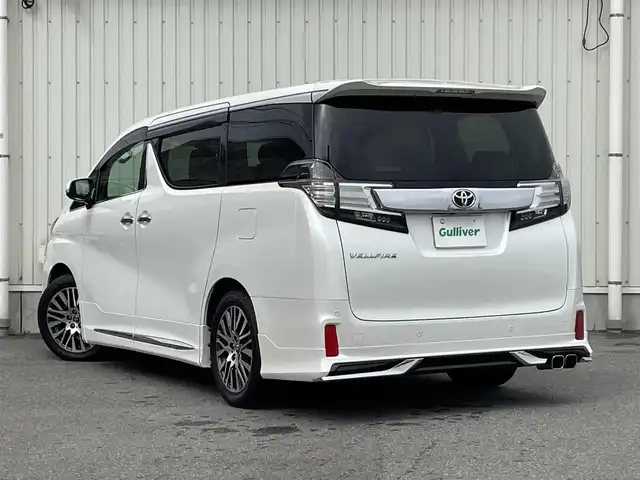 トヨタ ヴェルファイア Z Gエディション 山形県 2016(平28)年 7.3万km ホワイトパールクリスタルシャイン サンルーフ/JBLプレミアムサウンドシステム/純正SDナビ/　　【CD DVD BD BT フルセグ USB AUX】/全周囲カメラ/両側パワースライドドア/電動リアゲート/レーダークルーズコントロール/LEDオートヘッドライト/レザーシート/パワーシート/シートヒーター/オットマン/モデリスタエアロ/純正18インチアルミホイール/アイドリングストップ/コーナーセンサー/ステアリングスイッチ/MTモード付AT/電動格納ウィンカーミラー/フォグランプ/スマートキー/ETC