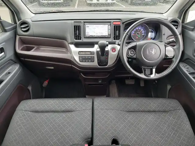 ホンダ Ｎ ＷＧＮ カスタム G 東京都 2014(平26)年 6.5万km プレミアムホワイトパール 純正ナビ/ワンセグ/バックカメラ/HIDヘッドライト/オートライト/スマートキー/ECON/フォグ