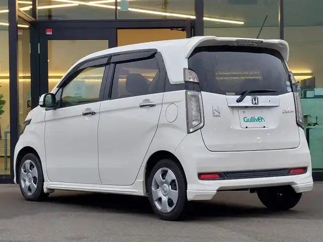ホンダ Ｎ ＷＧＮ カスタム G 東京都 2014(平26)年 6.5万km プレミアムホワイトパール 純正ナビ/ワンセグ/バックカメラ/HIDヘッドライト/オートライト/スマートキー/ECON/フォグ
