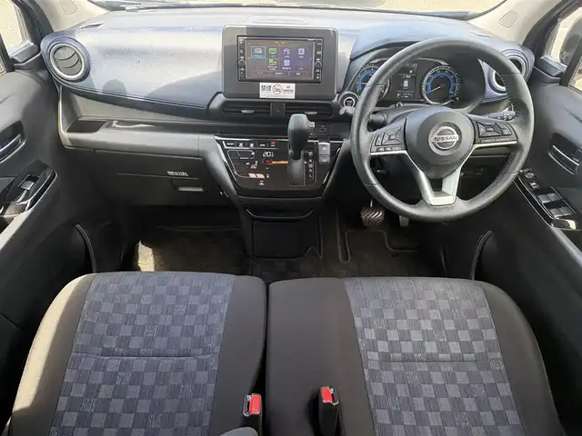 日産 デイズ HWS X プロパイロットED 徳島県 2022(令4)年 3万km アトランティックブルー 純正ナビゲーション/（TV/ラジオ/CD/SD/Bluetooth）　/全方位カメラ　/プロパイロット　/ＬＥＤヘッドライト　/ＥＴＣ　/革巻きステアリング/ウィンカーミラー/電動格納ミラー/ステアリングリモコン/アイドリングストップ　/電気式パーキングブレーキ　/オートホールド　/プッシュスタート　/スマートキー　/スペアキー　/フロアマット/リヤワイパー