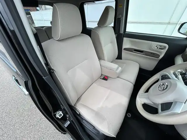 ダイハツ ムーヴ キャンバス X メイクアップ SA Ⅲ 岩手県 2018(平30)年 5.3万km ブラックマイカメタリック スマートアシスト/　　・衝突回避支援ブレーキ/　　・車線逸脱警報/　　・誤発進抑制制御/メモリナビ/　　BT/CD/DVD/バックカメラ/両側パワースライドドア/HIDオートライト/スマートキー/ETC