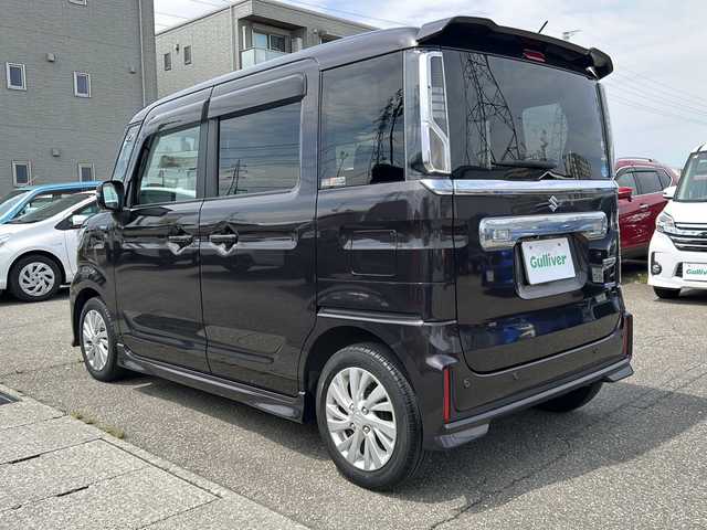 スズキ スペーシア カスタム HYBRID GS 石川県 2019(令1)年 3.1万km アーバンブラウンパールメタリック ワンオーナー/社外ナビ/ワンセグテレビ/後方コーナーセンサー/LEDヘッドライト/バックカメラ/シートヒーター/ドライブレコーダー/アイドリングストップ/ウィンカーミラー/プッシュスタート/パワースライドドア/ETC/ドアバイザー