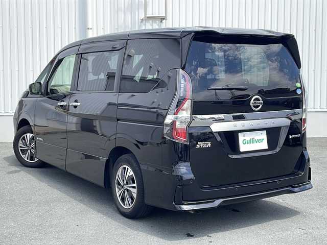 日産 セレナ e－パワー ハイウェイスター V 三重県 2019(令1)年 3.8万km ダイヤモンドブラック 純正ナビ/全周囲カメラ/クルーズコントロール/フリップダウンモニター/両側パワースライドドア/横滑り防止/ビルトインETC/ドライブレコーダー/LEDヘッドライト/オートライト/ウィンカーミラー/純正15インチアルミホイール/プッシュスタート/スマートキー/純正フロアマット/スペアキー/パーキングアシスト/電動格納ミラー/禁煙車/取扱説明書/保証書