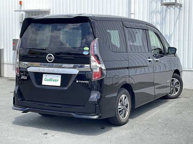 日産 セレナ e－パワー ハイウェイスター V 三重県 2019(令1)年 3.8万km ダイヤモンドブラック 純正ナビ/全周囲カメラ/クルーズコントロール/フリップダウンモニター/両側パワースライドドア/横滑り防止/ビルトインETC/ドライブレコーダー/LEDヘッドライト/オートライト/ウィンカーミラー/純正15インチアルミホイール/プッシュスタート/スマートキー/純正フロアマット/スペアキー/パーキングアシスト/電動格納ミラー/禁煙車/取扱説明書/保証書