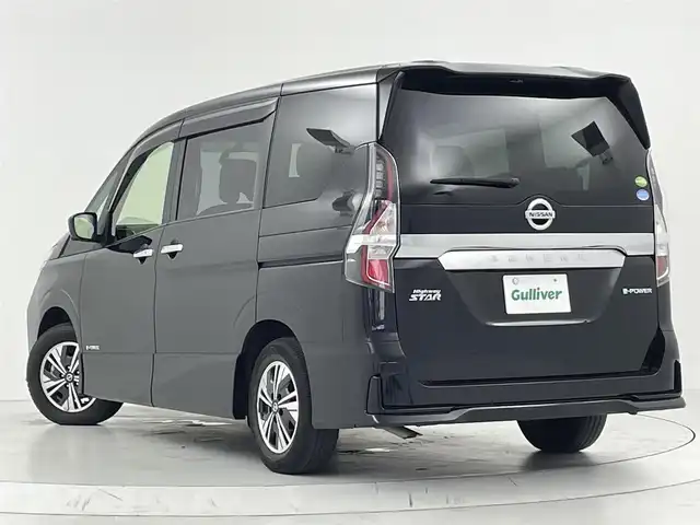 日産 セレナ e－パワー ハイウェイスター V 大阪府 2019(令1)年 3.8万km ダイヤモンドブラック プロパイロット/エマージェンシーブレーキ/フリップダウンモニター/純正メモリナビ/　　CD/DVD/BT/フルセグTV/アラウンドビューモニター/両側パワースライドドア/LEDオートライト/フォグランプ/純正15インチアルミホイール/車線逸脱防止支援システム/車線逸脱警報/オートブレーキホールド/コーナーセンサー/スマートキー/ビルトインETC