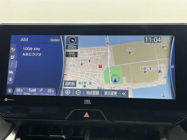 トヨタ ハリアー Z レザーパッケージ 岡山県 2022(令4)年 3.6万km プレシャスブラックパール 純正12.3インチディスプレイオーディオ(ナビ付)/（AMFM/BT/フルセグTV/USB)/パノラミックビューモニター/JBLサウンド/モデリスタフルエアロ/デジタルインナーミラー/黒レザーシート/前席パワーシート/前席シートヒーター/パワーバックドア/ビルトインETC２．０/パワーバックドア/レーダークルーズコントロール/ＬＥＤヘッドライト/オートライト/オートハイビーム/新車保証書