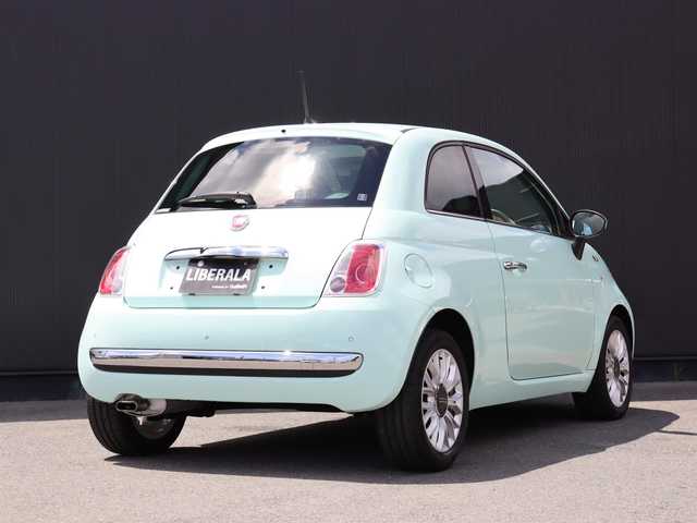 フィアット ５００ メンティーナ 静岡県 2015(平27)年 4.1万km LATTE MENTA ポータブルナビ(AVIC-MP33)/ワンセグTV/CD・AM・FM/ハーフレザーシート/純正ドラレコ/ガラスルーフ/ETC/純正15インチAW/スペアキー