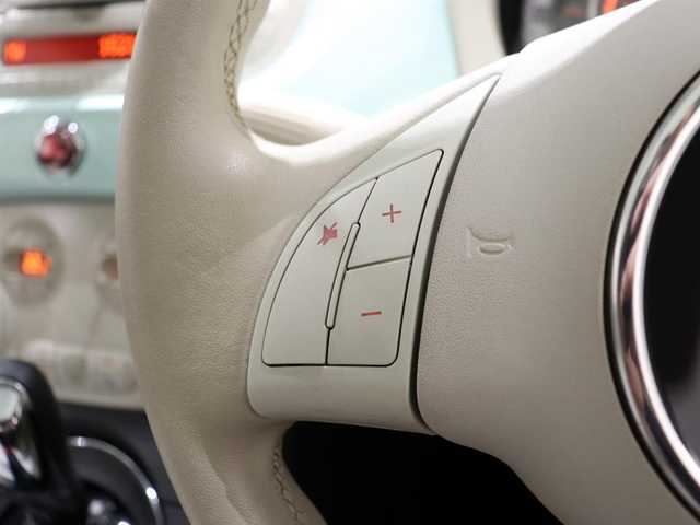 フィアット ５００ メンティーナ 静岡県 2015(平27)年 4.1万km LATTE MENTA ポータブルナビ(AVIC-MP33)/ワンセグTV/CD・AM・FM/ハーフレザーシート/純正ドラレコ/ガラスルーフ/ETC/純正15インチAW/スペアキー