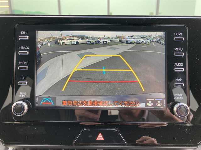 トヨタ ハリアー ハイブリッド G レザーパッケージ 香川県 2021(令3)年 3.5万km プレシャスブラックパール 登録時走行距離：34970km/メーカー純正ナビ/　BT接続/バックカメラ/プリクラッシュセーフティシステム/レーンキープアシスト/レーダークルーズコントロール/クリアランスソナー/オートハイビーム/LEDヘッドライト/オートライト/フォグランプ/デジタルインナーミラー/ビルトインETC/MTモード付AT/電子パーキングブレーキ/ブラックレザーシート/シートベンチレーション/パワーシート/シートメモリ/プッシュスタート/スマートキー/スペアキー